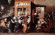 HEMESSEN, Jan Sanders van Merry Company s oil